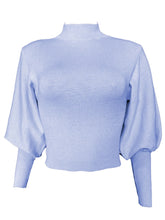 Load image into Gallery viewer, The Royal Dolman Sleeve Ribbed Sweater
