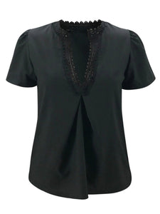 Lady Lace V-Neck Blouse